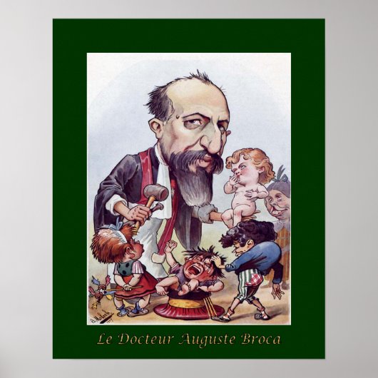 Dr. Augustus Broca ~ Pediatrie/Operation ~ Moloch Poster (Vorne)