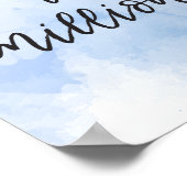 Dr. B.J. Palmer Quote Calligraphy Watercolor Poster (Ecke)