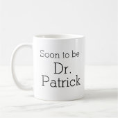 Dr. bald Abschluss Geschenk Tasse (Links)