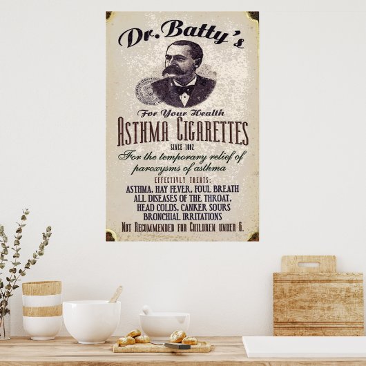 Dr. Batty Poster (Küche)