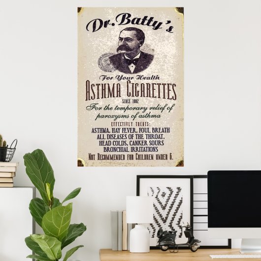Dr. Batty Poster (Heimbüro)