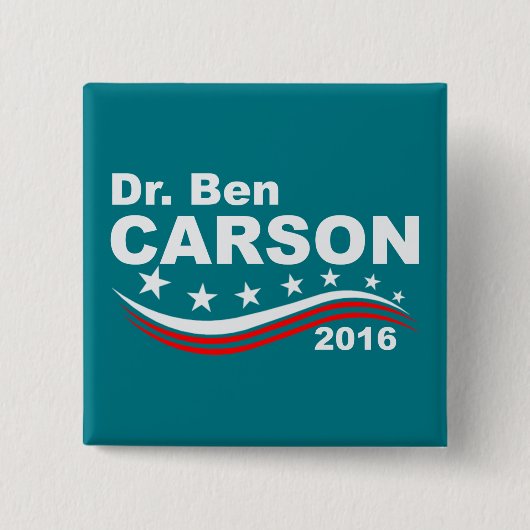 Dr. Ben Carson 2016 Button (Vorderseite)
