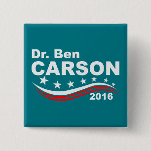 Dr. Ben Carson 2016 Button