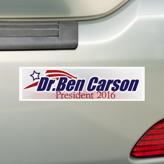 Dr. Ben Carson für Präsidenten Autoaufkleber (Auf Auto)