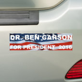 Dr.Ben Carson für PräsidentenAutoaufkleber 2016 Autoaufkleber (Auf Auto)