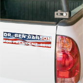 Dr.Ben Carson für PräsidentenAutoaufkleber 2016 Autoaufkleber (Auf Lkw)