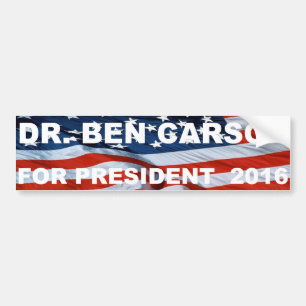 Dr.Ben Carson für PräsidentenAutoaufkleber 2016 Autoaufkleber