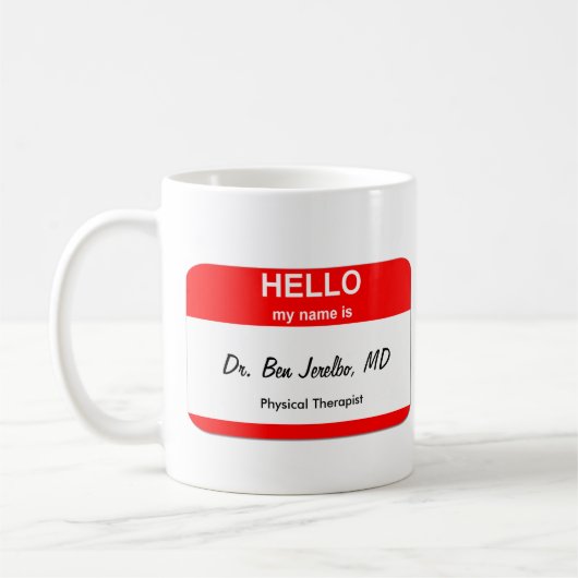 Dr. Ben Jerelbo, MD Kaffeetasse (Links)