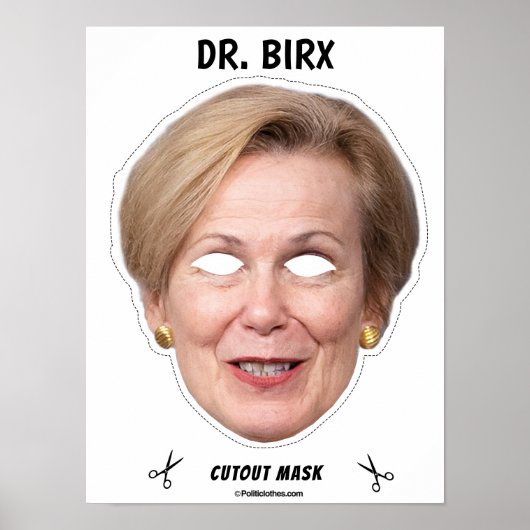 DR BIRX Halloween Mask Poster (Vorne)