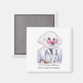 Dr. Bizou Frise Magnet (Vorderseite/Rückseite)