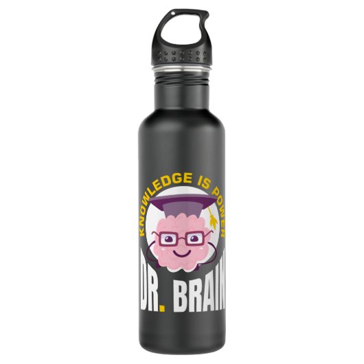 Dr. Brain Neurology Science Edelstahlflasche (Vorderseite)