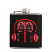 Dr. Brain Tissue Listing to Music Flachmann (Vorderseite)