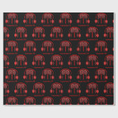 Dr. Brain Tissue Listing to Music Geschenkpapier (Flach)