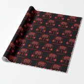 Dr. Brain Tissue Listing to Music Geschenkpapier (Ungerollt)