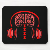 Dr. Brain Tissue Listing to Music Mousepad (Vorne)