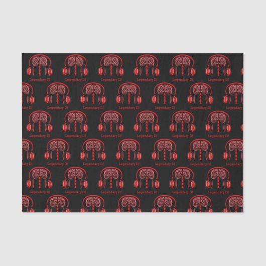 Dr. Brain Tissue Listing to Music Seidenpapier (Vorderseite)