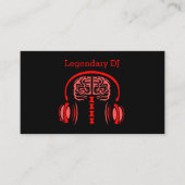 Dr. Brain Tissue Listing to Music Visitenkarte (Vorderseite)