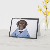 Dr. Buzz's BALD GUT Grußkarte Karte (Gelbe Blume)