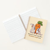  ​Dr. Carrot ECG Funny Medical spiral Notebook  Notizblock (Innenseite)
