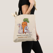 Dr. Carrot ECG Mountain Range Funny Medical Tote Tasche (Von Nahem)