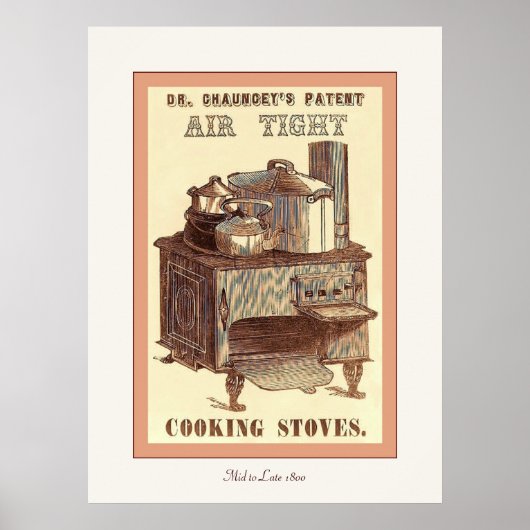 Dr. Chauncey's ~ Vintages Werbeplakat. Poster (Vorne)