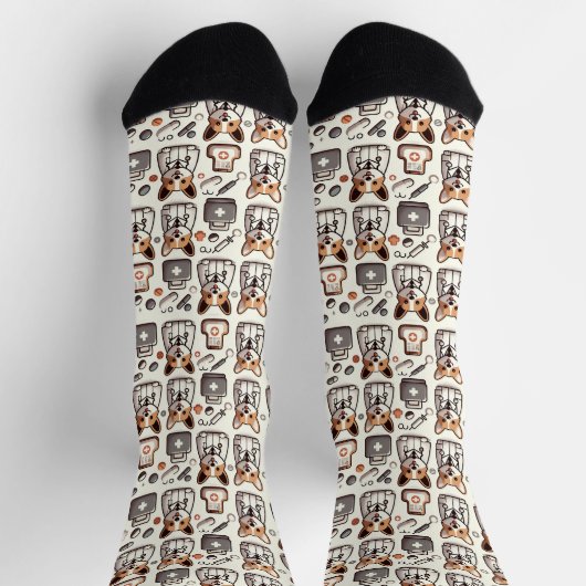 Dr. Corgi Socken (Oben)