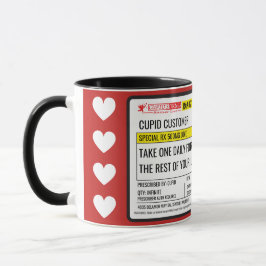 Dr. Cupids Valentine Love Prescription Tasse