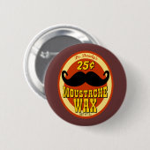 Dr. Dandys Schnurrbartwachs Button (Vorne & Hinten)
