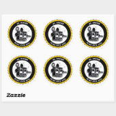 Dr. Danger Robot Sticker (Blatt)