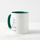 Dr. Dark Green Tasse (Vorderseite Links)