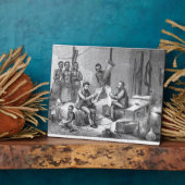 Dr. David Livingstone (1813-73) and Mr. Henry Mort Fotoplatte (Seite)