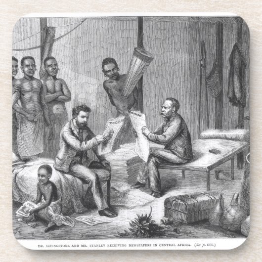 Dr. David Livingstone (1813-73) und Herr Henry Untersetzer (Vorderseite)