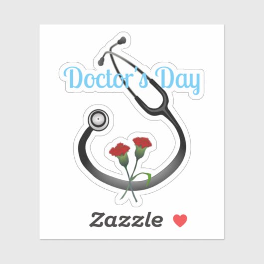 Dr. Day Stethoscope Aufkleber (Blatt)