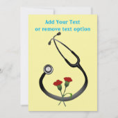 Dr. Day Stethoscope Feiertagskarte (Vorderseite)