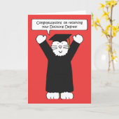 Dr. Degree Gratulationen Karte (Gelbe Blume)