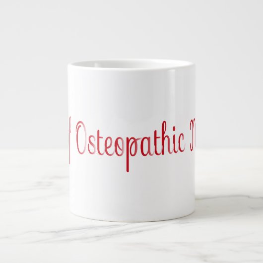 DR der Osteopathischen Medizin Jumbo-Tasse (Vorderseite)