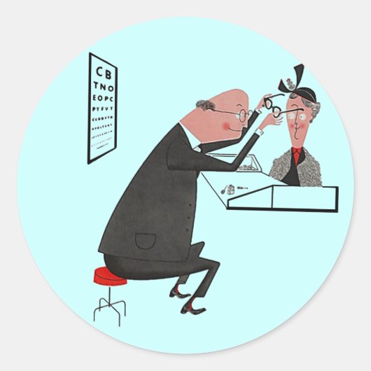 Dr. des Aufkleber-Retro rosa Herz Runder Aufkleber (Vorderseite)