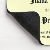 Dr. des Aufschubs, Witzdiplom Mousepad (Ecke)