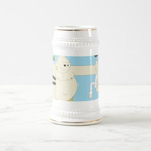 Dr. Dinkle Captured Beer Stein Bierglas (Mittel)