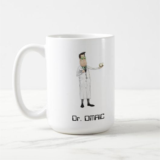 Dr. DMAIC hohe Kaffee-Tasse Kaffeetasse (Links)