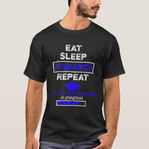 Dr. Dr. Doktor der Bildung Research Doktorat Gradu T-Shirt