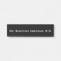 Dr. Dr. Dr. Dr.'s Office Door Sign Name Plate Schw