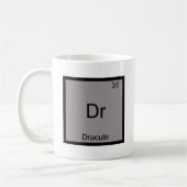 Dr. - Dracula Funny Chemistry Element Symbol T-Shi Kaffeetasse (Links)