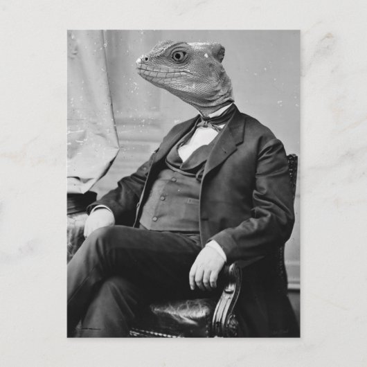 Dr. Echse Postkarte (Vorderseite)