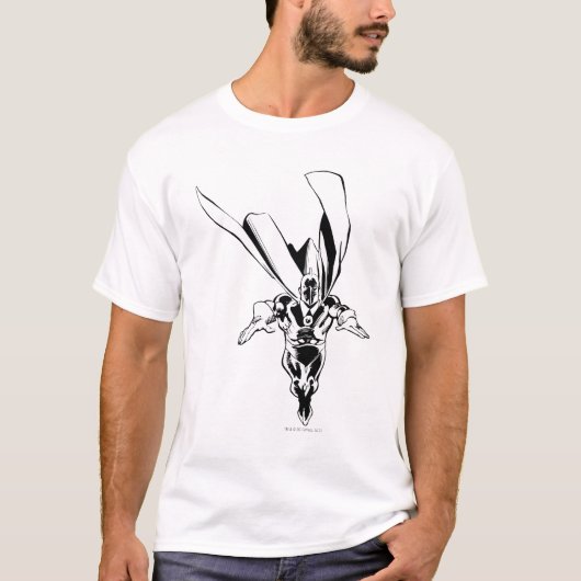 Dr. Fate Flying Kontur T-Shirt (Vorderseite)