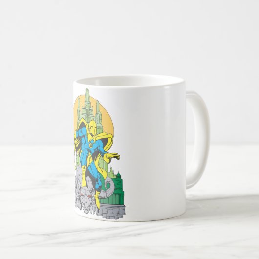 Dr. Fate & Invisible Tower Kaffeetasse (VorderseiteRechts)