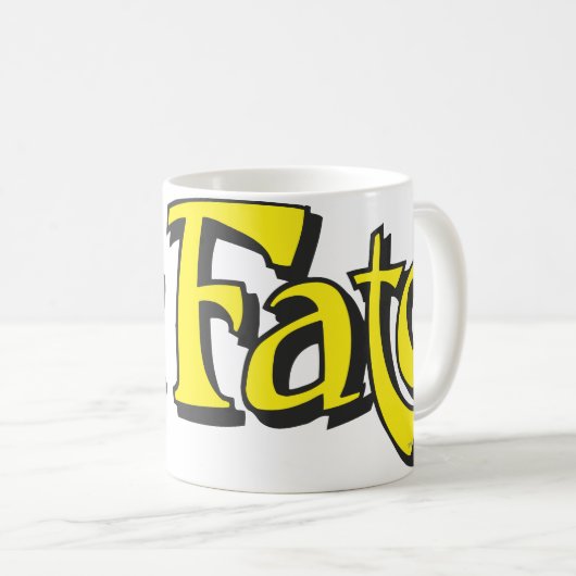 Dr. Fate Logo Kaffeetasse (VorderseiteRechts)