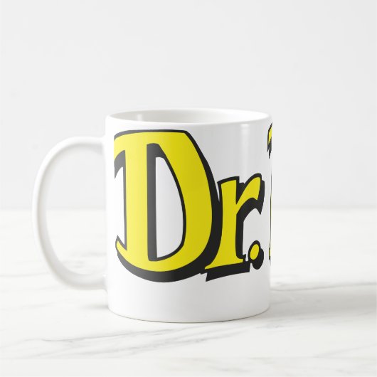 Dr. Fate Logo Kaffeetasse (Links)