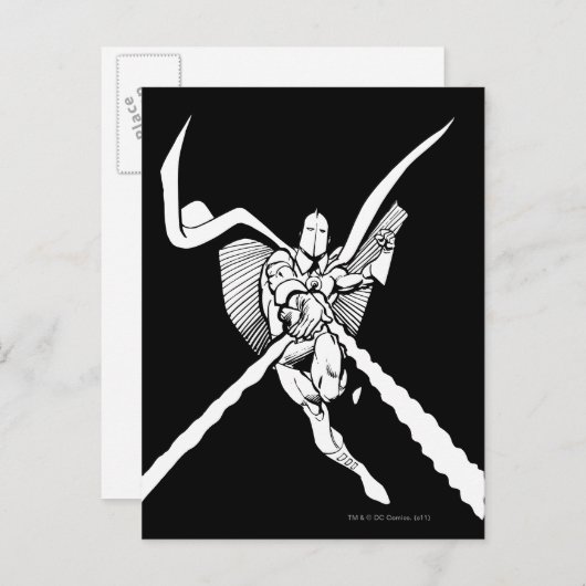 Dr. Fate Magic Kontur Postkarte (Vorne/Hinten)