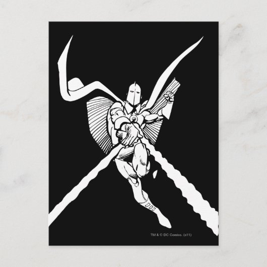 Dr. Fate Magic Kontur Postkarte (Vorderseite)